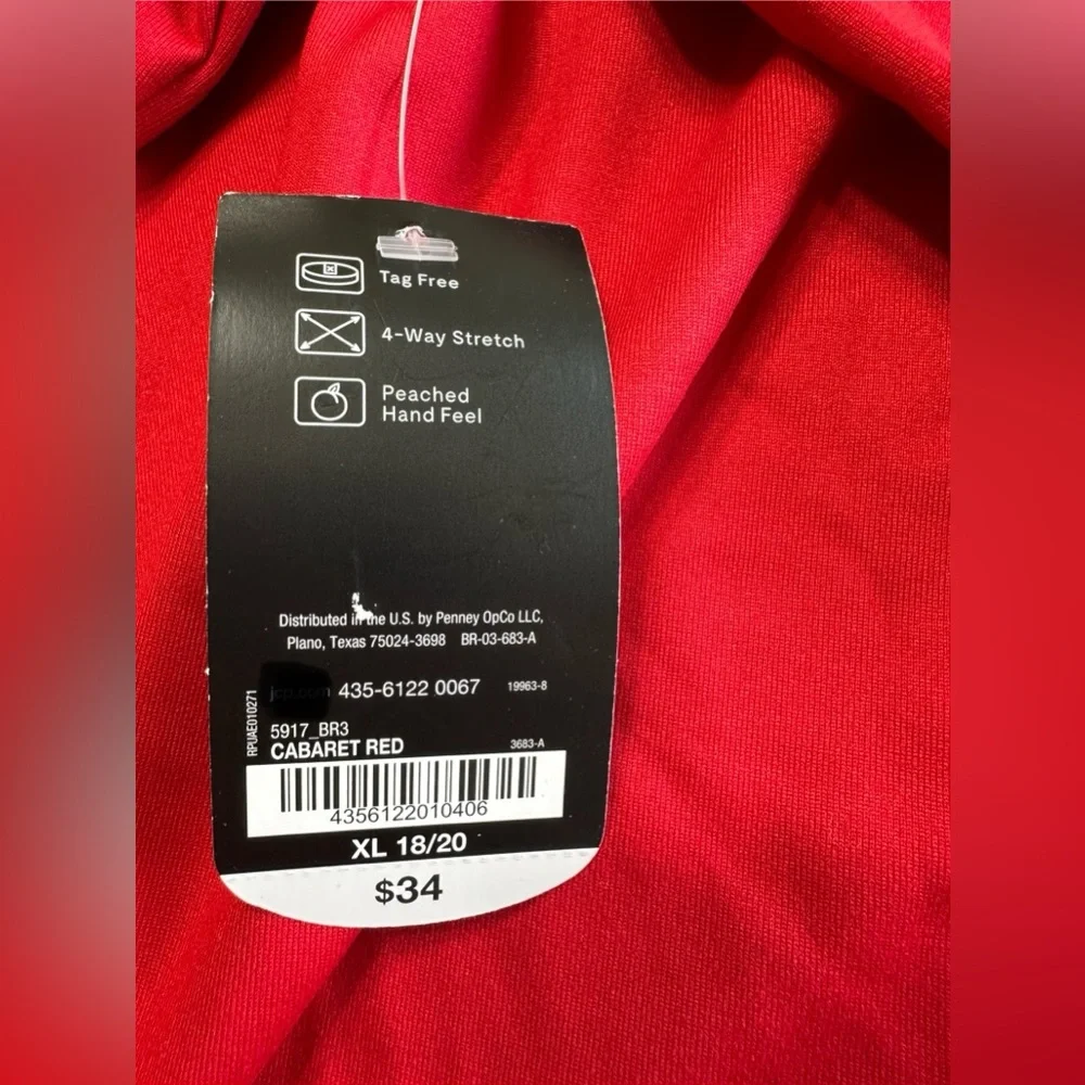 Xersion Boys Cabaret Red Quick-Dri Pop Over Hoodie NWT Size XL 18-20